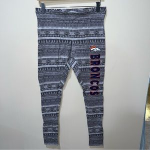 Broncos team apparel leggings